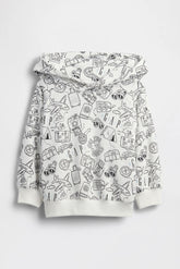 GAP X BÉIS Doodle Hoodie in Optic White