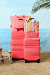 BÉIS x poppi The Carry-On Roller in Glossy Fruit Punch